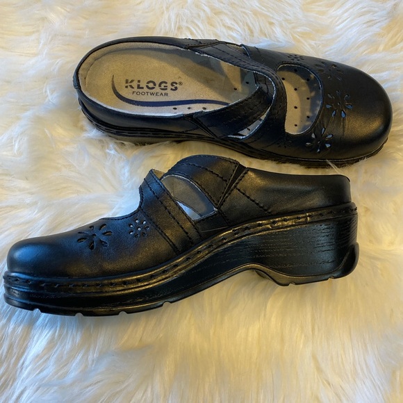 Klogs Carolina Smooth Leather Clogs Size 8 - Picture 6 of 12